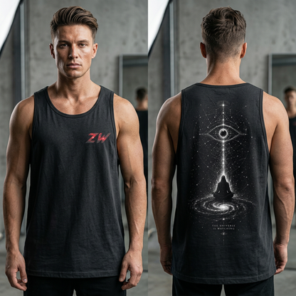 ZW The Universe Is Watching Techwear Tank Top