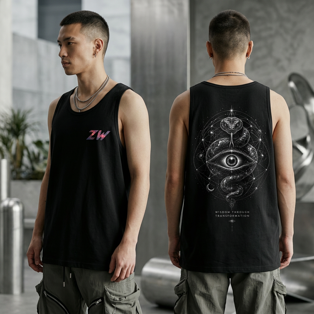 ZW Wisdom Through Transformation Techwear Tank Top