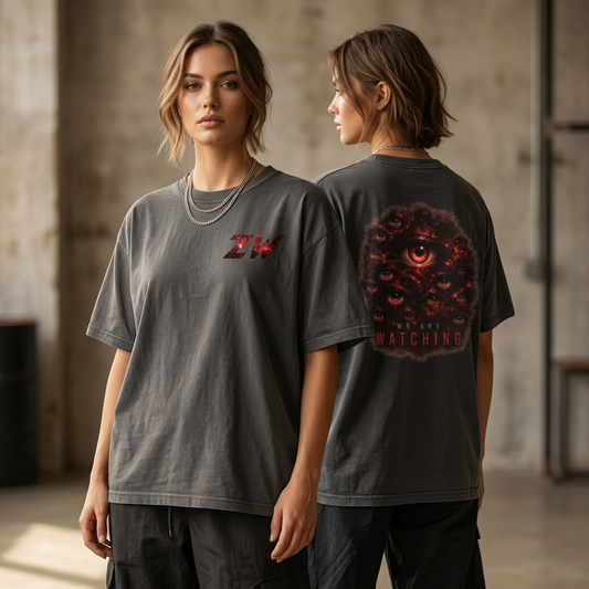ZW We Are Watching Oversized Techwear T-Shirt
